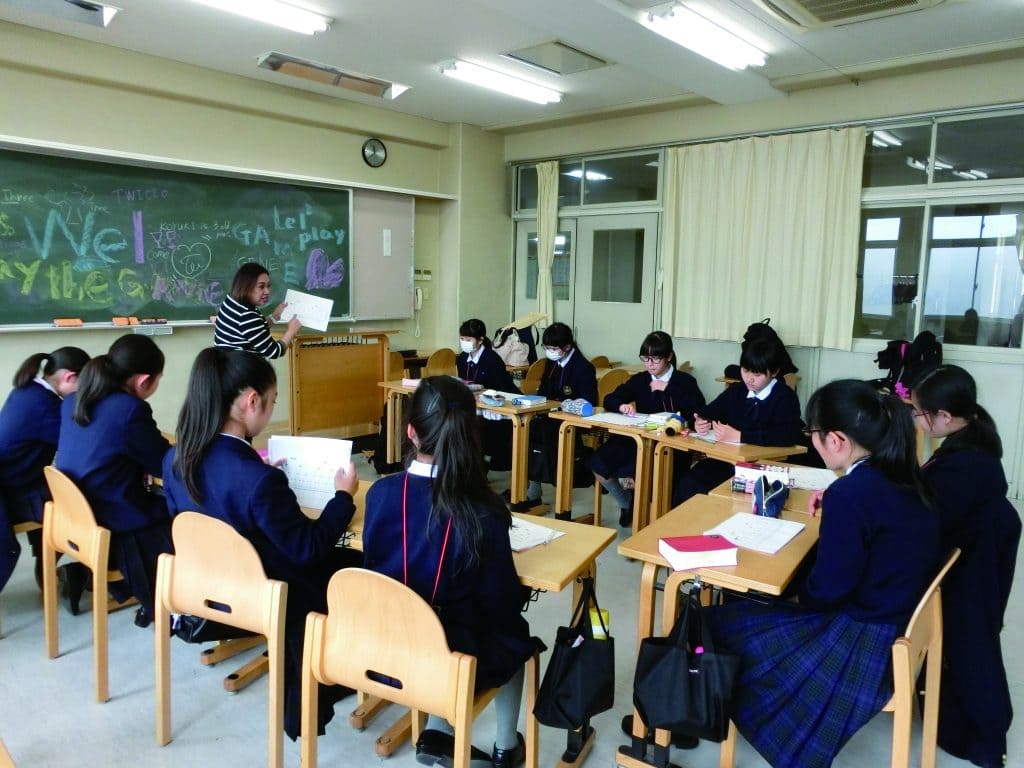 江戸川女子授業風景